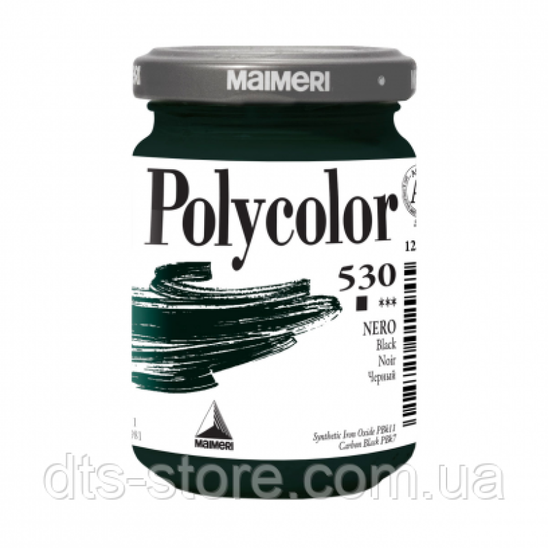 Акрилова фарба Polycolor 140 мл 530 чорна